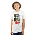 thumbnail image 3 of Retro Baby Back Ribs Food Poster Men's Graphic T Shirt Tees Brisco Brands S, 3 of 6
