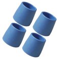thumbnail image 1 of SWETRACE Embout de Canne Ensemble de 4 Rond Bleu Caoutchouc Amélioration de l'Équilibre pour Personnes Âgées Randonnée Hivernale, 1 of 8