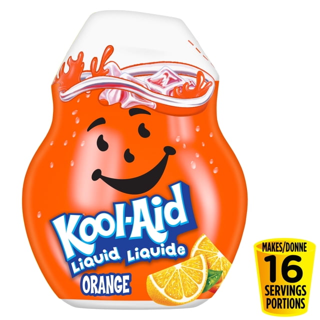 Kool-Aid Orange Liquid Drink Mix, 48 mL Bottle