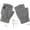 Grey, variant on Winter Gloves Usb Heated Half Finger Knitted Jacquard Mittens Rechargeable Indoor Outdoor Warmer for Students