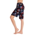 thumbnail image 2 of LVHAOGJOB Womens Plus Size Shorts with Pockets High Waist Summer Drawstring Comfy Athletic Short Pants for Ladies Graphic, 2 of 4