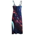 thumbnail image 4 of Galaxy Star Outer Space Fine Art Sleeveless Dress Summer Dress Woman 2025, 4 of 6