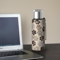 thumbnail image 5 of 20 Oz Paw Print Coffee Tumbler Double Wall Insulated Stainless Steel Water Bottle | Metal Reusable Thermoses Flask with Cup Cap | Leak & Sweat Proof with Anti-Dust Lid, 5 of 7