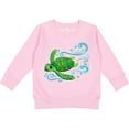 thumbnail image 2 of Inktastic Sea Turtle Swimming Toddler Sweatshirt, 2 of 4