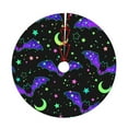 thumbnail image 5 of XMXY Halloween Christmas Tree Skirt, Halloween Bats Moons Holiday Party Indoor Decorations Ornaments, 48 Inch, 5 of 5