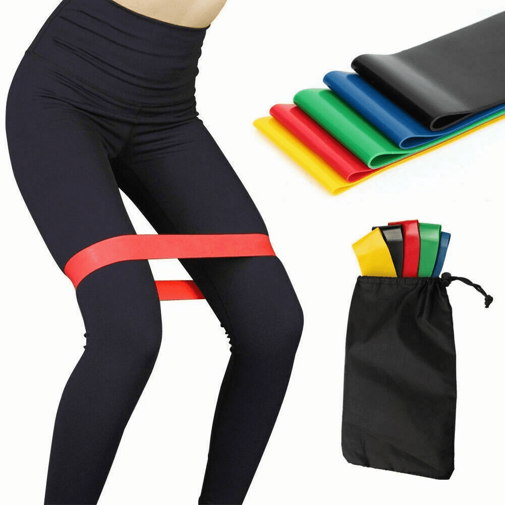 10 PCS Resistance Bands Loop Exercise Strength Workout Fitness Yoga Booty Band