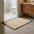 thumbnail image 6 of JHyouerji Floral Print Bath Mats Absorbent Bath Rug Non Slip Floor Rug for Kitchen Bathroom Laundry Bedroom Living Room Decor, 6 of 7