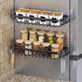 thumbnail image 4 of Stainless Steel Kitchen Rack, Countertop Sponge Holder With Drainage Holes, for Sink-Side Storage, Black, 4 of 5