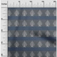 thumbnail image 1 of oneOone Cotton Poplin Fabric Chevron & Tree Block Printed Fabric 1 Yard 56 Inch Wide, 1 of 4