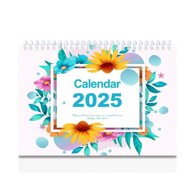 Small Desk Calendar Standing Desk Calendar Jan Dec Flip Desktop Calendar Desk Calendar Small Monthly Desk Calendar For Home And School