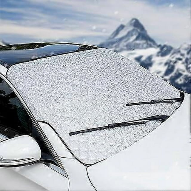 Parabrisas protector contra heladas, hielo y nieve para invierno | Parasol reflectante UV para verano, coche, SUV, furgoneta