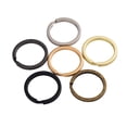 thumbnail image 3 of Coofit Split Ring Fer Rond 6PCS Couleur Unie Heavy Duty Porte-Clés Anneau Split Jump Anneau, 3 of 9