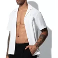 thumbnail image 2 of Camisa Formal Hombre Camisa Casual Manga Corta Arjen Kroos, 2 of 7