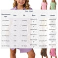 thumbnail image 2 of Girls Casual Shirt Dress Collared Button Down Mini Tshirt Dresses Short Sleeve Summer Beach Cover Ups Wine, 5 Years, 2 of 7