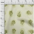 thumbnail image 2 of oneOone Viscose Chiffon Greenish Beige Fabric Block Sewing Material Print Fabric By The Yard 42 Inch Wide, 2 of 5