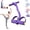Purple, variant on Upper Belly Resistance Band,Gentle Full Body Toning Exercise Band, Gym Equipment,Multi Function Tension Rope with Handles,Home Gym Arm and Waist