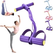 Dual Phase Elastic Assist, 8 Tube Upper Belly Resistance Band, Multifunctional Foot Pedal Resistance Assistance Expander Chest Leg Band, Fashion Puller Exercise for Full Body Workouts