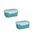 thumbnail image 1 of Oleegame 2PC Kids Snack Boxes For School Berry Container Fruit Produce Food Storage Containers With Removable Drain Colanders Vegetable Fresh Set | Refrigerator Organizer, 1 of 9