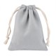 thumbnail image 1 of Bolsa de regalo de algodón con cordón, decoración de bolsillo de Color sólido para embalaje de joyería, regalo de boda y Navidad, dulces, 10 unidades por lote, 1 of 4
