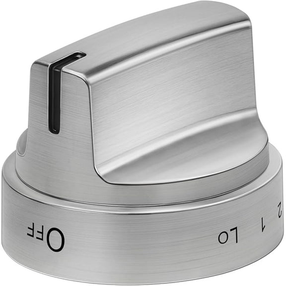 WB03X24818 Stove Knob Replacement Compatible with GE Stainless Steel Gas Range Burner Stove Knob Replace PS11729081 AP5989029 EAP11729081 4363588（1 Pack, Not Universal）