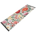 thumbnail image 2 of Colorful Wildflowers with Leaves Runner Area Rug 2x6 Soft Non-Slip Washable Bedside Carpet for Hallway Bedroom Living Room Home Decor, 2 of 8