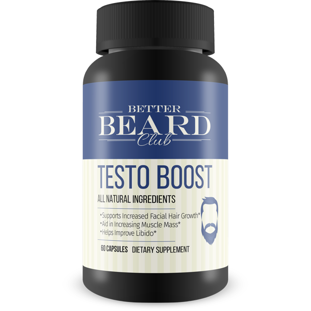 Better Beard Club TestoBoost All Natural Ingredients Supports