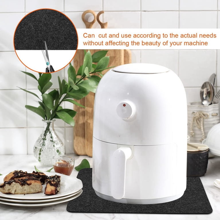 Txkrhwa 2-Pack Air Fryer Pads - Heat-Resistant Countertop Mat, Non-Slip Appliance Mat For Kitchen