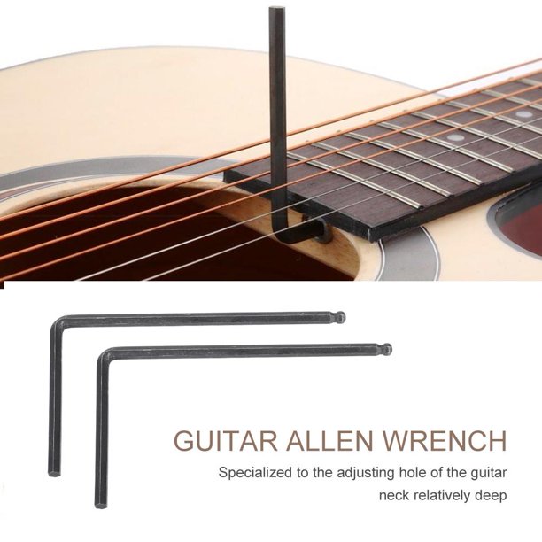 FAGINEY 2 PCS Truss Rod Allen Wrench Tool 4mm / 5mm Ball End for Martin