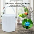 thumbnail image 2 of Smart WiFi & BT Plant Watering Kit with APP/Voice Control - Automatic Drip Irrigation System for 5+ Potted Plants, Programmable Timer, LED Touch Screen, 550ml/min Pump, 6m Hose, Filter, White, 2 of 6