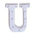thumbnail image 2 of COFEST Home Decor,Alphabet Led Letter Lights Light Up White Plastic Letters Standing Hanging A-M & U, 2 of 7