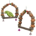 thumbnail image 4 of Bird Chewing Swing Toy, Bell Design Colorful  Swing Toys Multipurpose  For Parakeet S,L, 4 of 8