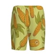 thumbnail image 5 of Naloa Corn Men's Short Pajama Pants, Lounge Comfort Shorts with Elasticized Waistband and Side Pockets - Medium, 5 of 9