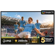 Pyimgus 55 inches outdoor TV waterproof, Outside Google TV, IP65 weatherproof TV, 178° Viewing Angle Waterproof TVs for Partial Sun