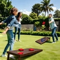 thumbnail image 6 of Cornhole Wooden, Stick & Slide, 10 Pieces, 2 Boards, 8 Bean Bags, Family Games, Ages 3+ by Feledorashia, 6 of 6