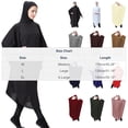 thumbnail image 2 of Tauxra Women's Long Hooded Robe Solid Color Casual Robe for Women Long Sleeve Housecoat with Hood Daily Lounge Robe, 2 of 3