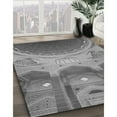 thumbnail image 3 of Ahgly Company Machine Washable Indoor Square Transitional Grey Gray Area Rugs, 8' Square, 3 of 7