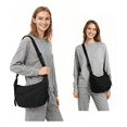 thumbnail image 2 of Bolso Cruzada Mujer Bandolera Impermeable Con Gran Capacidad Xtellar negro, 2 of 3