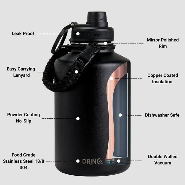 22 oz Stainless Steel/Copper Vacuum Insulated ASR Water Bottle