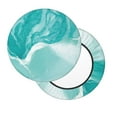 thumbnail image 2 of Daiia Teal Turquoise 1 Stool Covers Round,Round Bar Stool Covers Waterproof Bar Chair Covers Washable Stool Cushion Slipcover for 12-14 Inch Chair-12 inch, 2 of 7