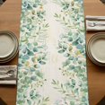 thumbnail image 5 of Table Runners 90 Inches Long Dress Scarves, Green Farmhouse Coffee/Dining/Kitchen Table Runner for Living Room, Eucalyptus Leaves 13x90 Inch, 5 of 9