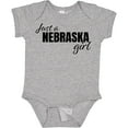 thumbnail image 3 of Inktastic Just a Nebraska Girl Born and Raised Girls Baby Bodysuit, 3 of 5