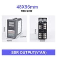 thumbnail image 2 of REX-C400 Digital Thermostat, PID Temperature Controller Ther Mostat (SSR Output ), K Thermocouple 40A SSR Relay ,Save Energy, 2 of 7