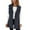 C-Navy813, variant on DHFJKG Womens Fuzzy Longline Vest Coat Mediun Length Sleeveless Turndown Collar Button Down Loose Fit Jacket Casual Commute Fall Winter Cozy Outerwear