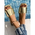 thumbnail image 4 of PU Leather Open Toe Sandals, 4 of 5