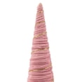 thumbnail image 4 of Northlight Twisted Cone Tree with Shiny Garland Christmas Decoration - 15.25" - Pink, 4 of 4