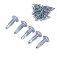 thumbnail image 1 of 50 Pcs Vis de Perceuse à Tête Ronde Acier au Carbone Bleu Blanc Vis de Perceuse en Zinc Galvanisées Auto-Perçantes 4.2x13mm pour Réparation de Machine, 1 of 8