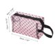 thumbnail image 2 of 1 Pc Bolsa de Maquillaje con Patrón de Corazón de Malla para Actividades al Aire Libre, Tela de Malla Rosa, 2 of 5