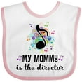 thumbnail image 3 of Inktastic Band Director Mom Boys or Girls Baby Bib, 3 of 4