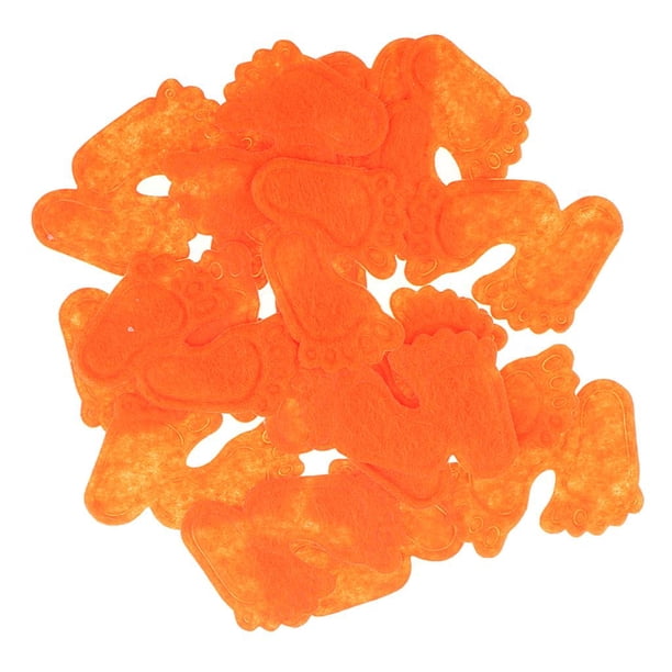 Confetti de los pies de los niños Macarena 200x Halloween pies de Bebé Artesanía naranja