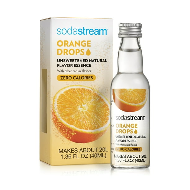 SodaStream Orange Drops Natural Flavor Essence, 1.36 fl oz Walmart